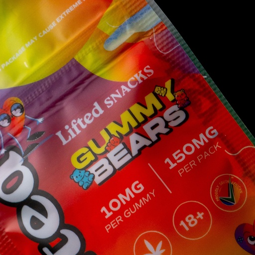 Lifted Sugar-Coated Gummy Bears 150mg (15x10mg)
