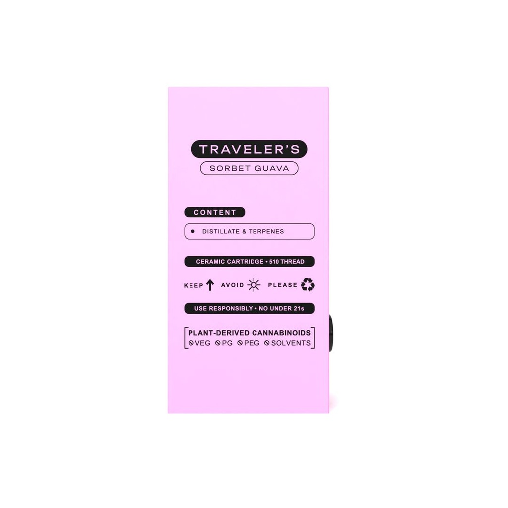 Traveler’s® Ceramic Vape Cartridges 1ml - Apple Sauce (Hybrid)