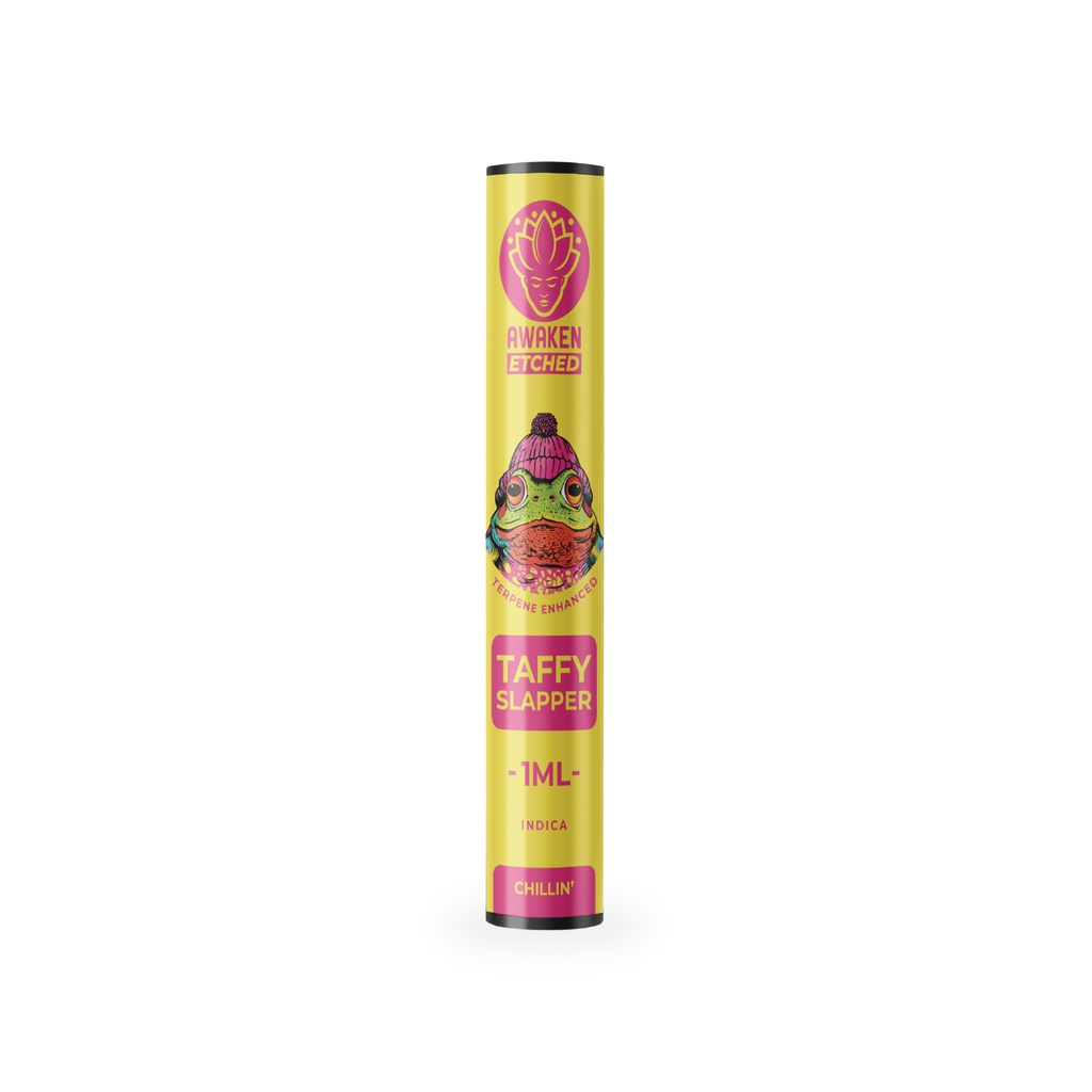 Awaken® Vape Etched Cartridges 1ml - Taffy Slapper (Indica)