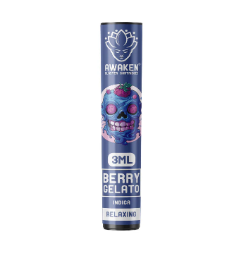 Awaken® Vape Blaster Cartridges 3ml - Berry Gelato (Indica)