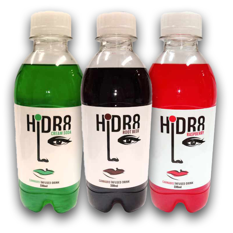 HiDR8 Cannabis Infused Drink 30mg - Root Beer (330ml)