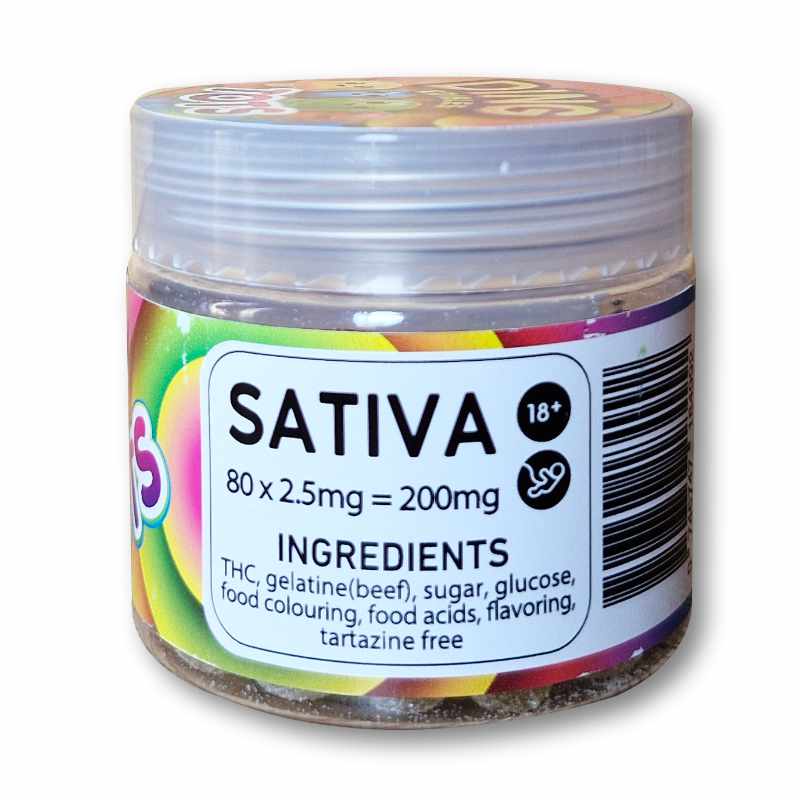 Jelly Gummies - Jelly Tots 200mg (80x2.5mg)