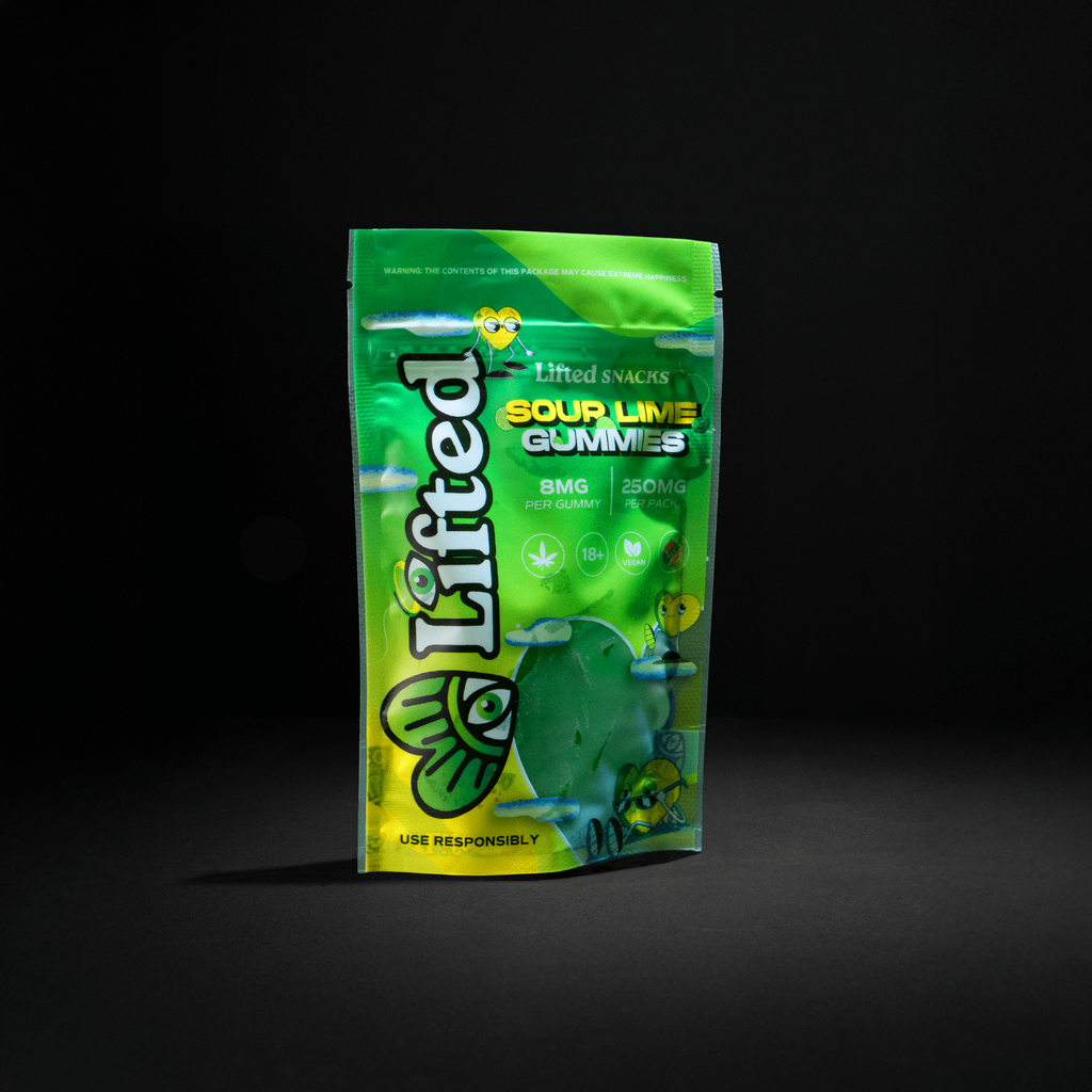 Lifted Sour Lime Gummies 250mg (31x8mg)