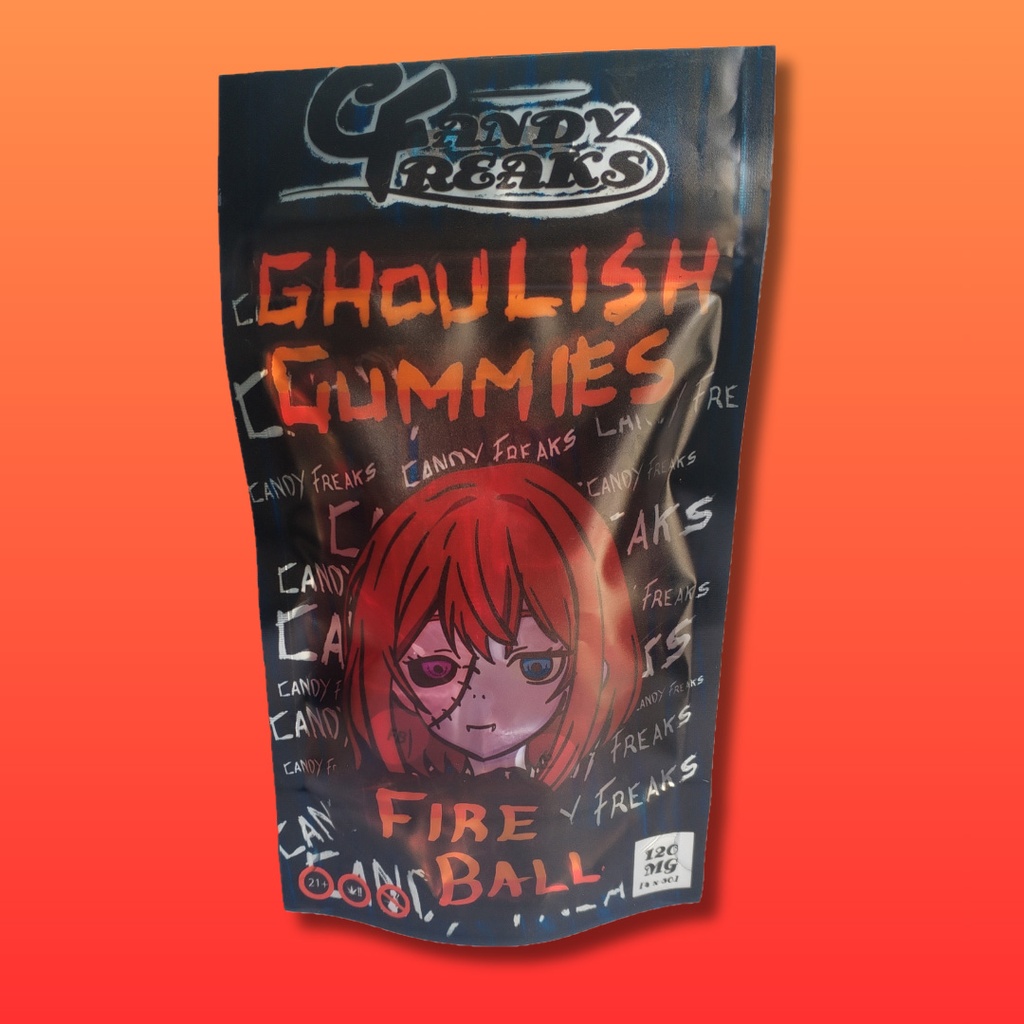 Candy Freaks Ghoulish Gummies - Bubbleganj 120mg (4x30mg)