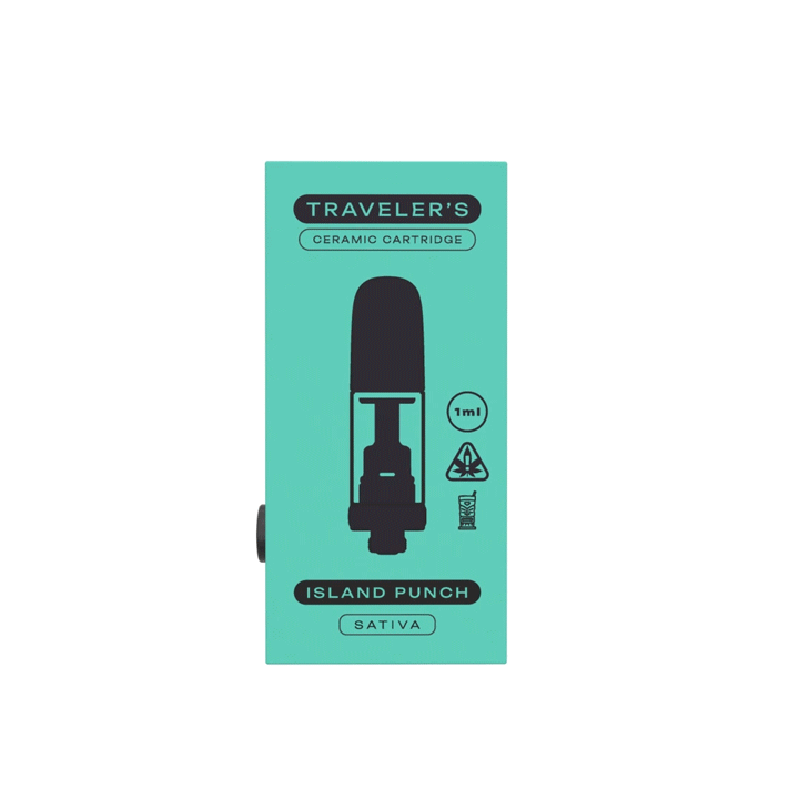 Traveler’s® Ceramic Vape Cartridges 1ml - Apple Sauce (Hybrid)