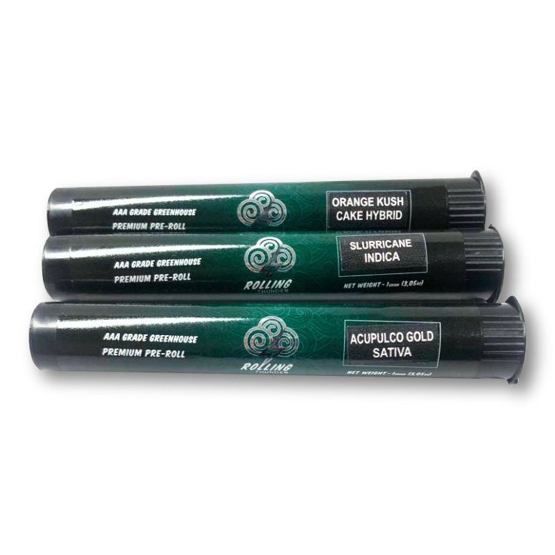 Rolling Thunder AAA Greenhouse Pre-Rolls - Sativa
