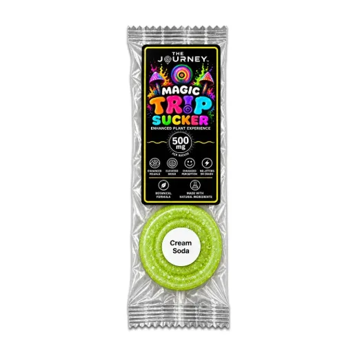 The Journey Magic Mushroom Suckers 500mg - Cream Soda
