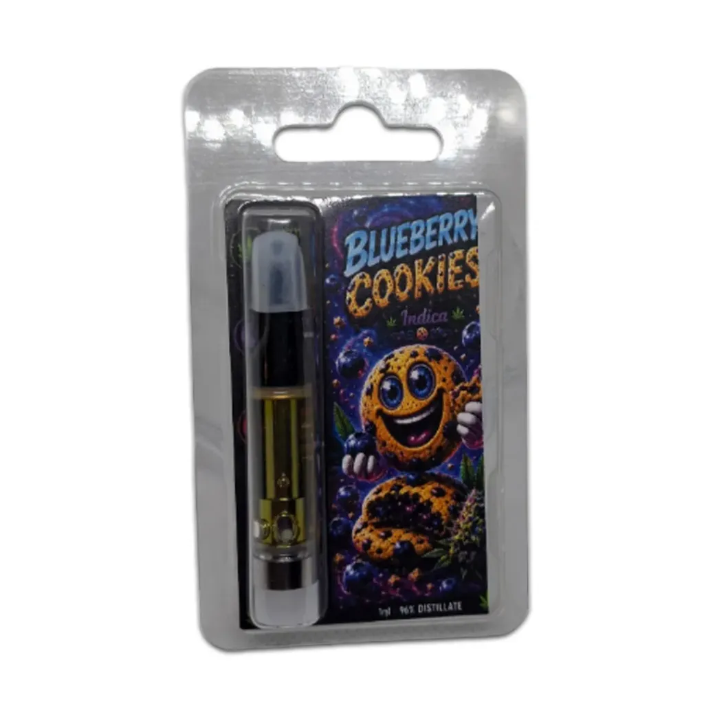 Distillate Vape Cart 1ml - Blueberry Cookies (Indica)