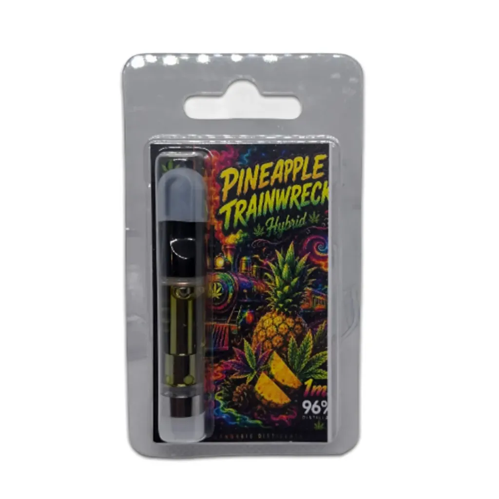 Distillate Vape Cart 1ml - Pineapple Trainwreck (Hybrid)