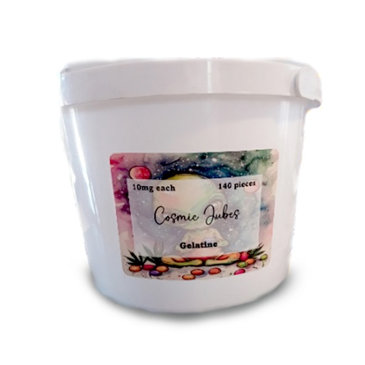 Gummies - Cosmic Jubes Party Tub 1400mg (140x10mg)