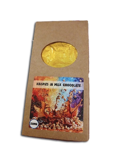 100g Krispies & Milk Chocolate Slabs (Pack of 3) (50 mg)