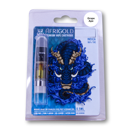 Vape Cartridge - Grape Ape - Full Spectrum (Indica) (0.5 mL)