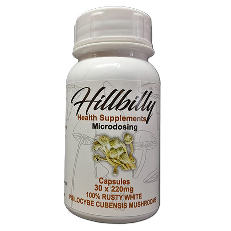 Hillbilly Psilocybin Microdosing Capsules (Rusty White) 30's