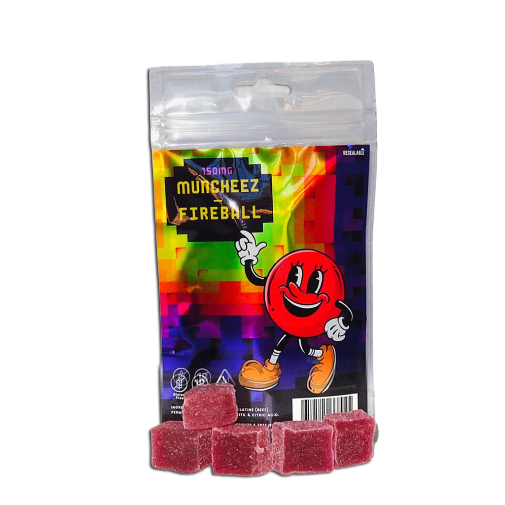Jelly Gummies - Muncheez 150mg (5x30mg) - Fireball